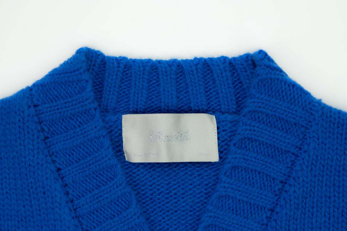 Cobalt Blue Knit Cardigan